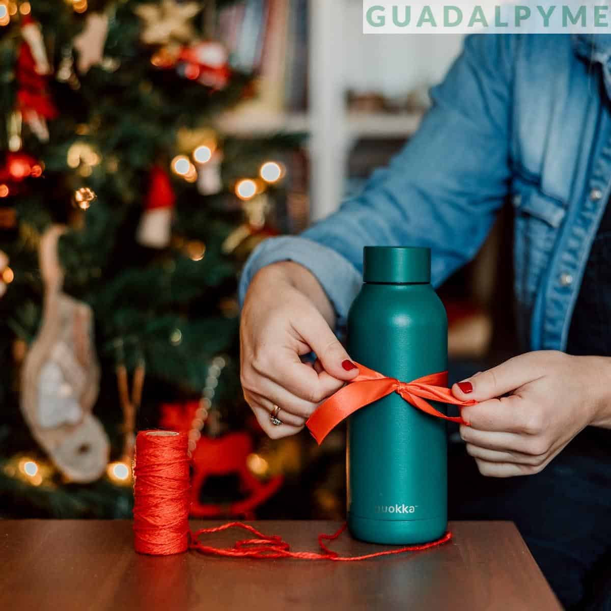 regalo navidad botella